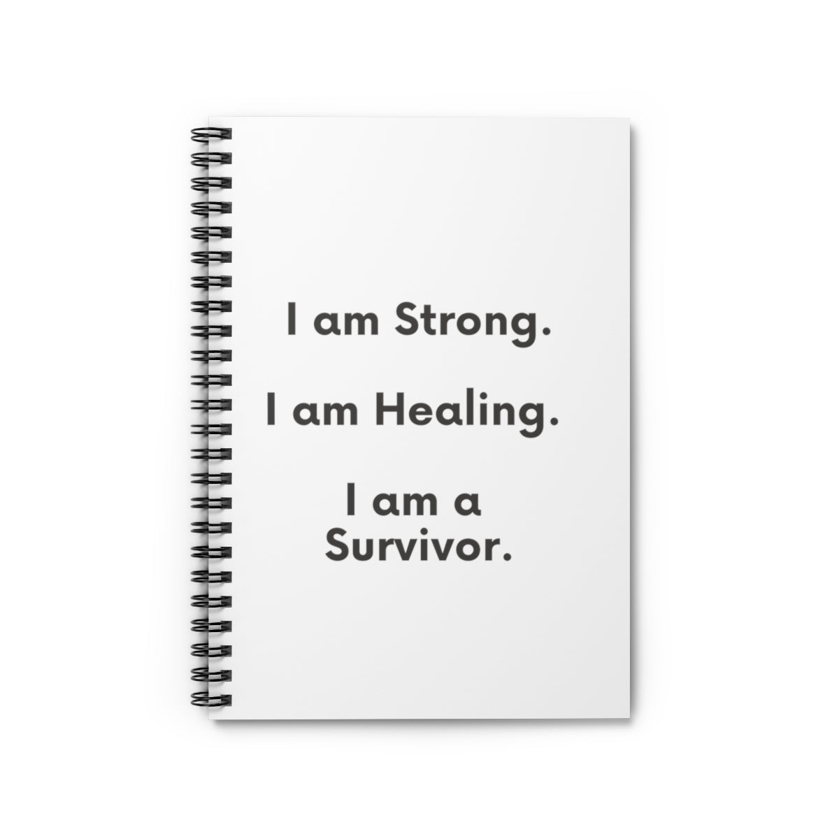 I Am Strong I Am Healing Motivational Durable Journal- Motivational Notebook, Inspirational Notebooks, Women’s Inspirational Journal, Self-Care Gift for Friends, Daily Motivational Journal