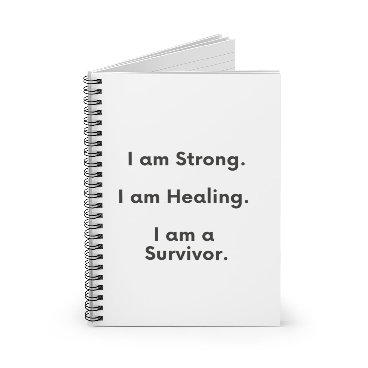 I Am Strong I Am Healing Motivational Durable Journal- Motivational Notebook, Inspirational Notebooks, Women’s Inspirational Journal, Self-Care Gift for Friends, Daily Motivational Journal