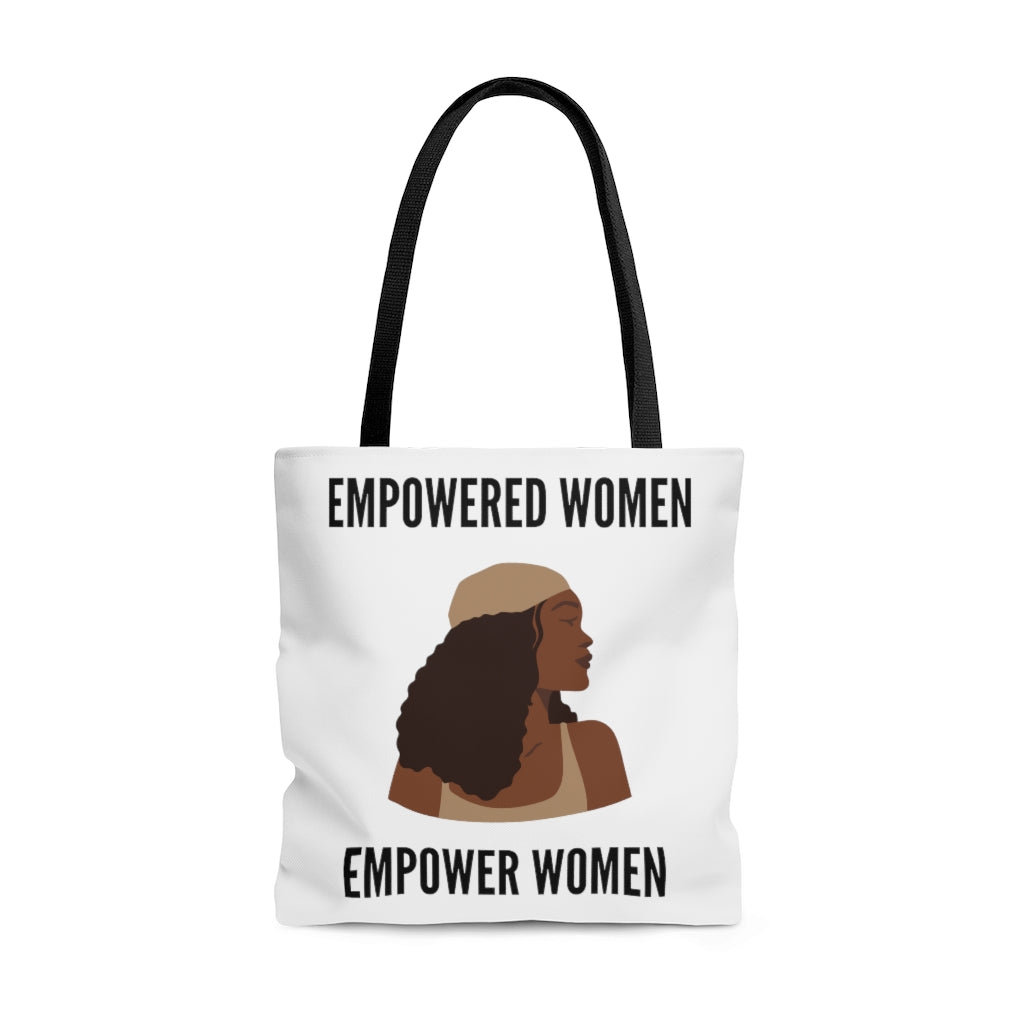 Empowered Women Empower Women Durable Motivational Tote Bag- Inspirational Tote Bag, Laptop Tote Bag, Self-Care Gift Tote Bag, Tote Purse