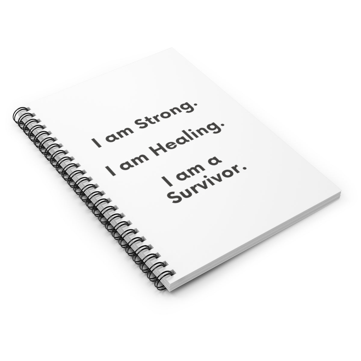 I Am Strong I Am Healing Motivational Durable Journal- Motivational Notebook, Inspirational Notebooks, Women’s Inspirational Journal, Self-Care Gift for Friends, Daily Motivational Journal