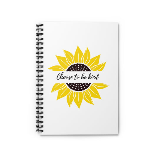Choose To Be Kind Motivational Durable Journal- Motivational Notebook, Inspirational Notebooks, Women’s Inspirational Journal, Self-Care Gift for Friends, Daily Motivational Journal