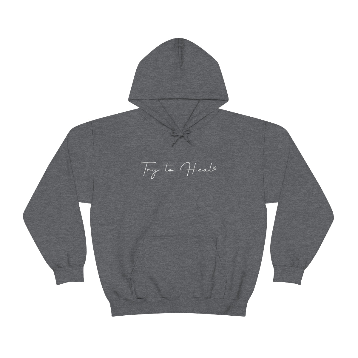 Try to Heal – Inspirational Hoodie for Survivors & Self-Care