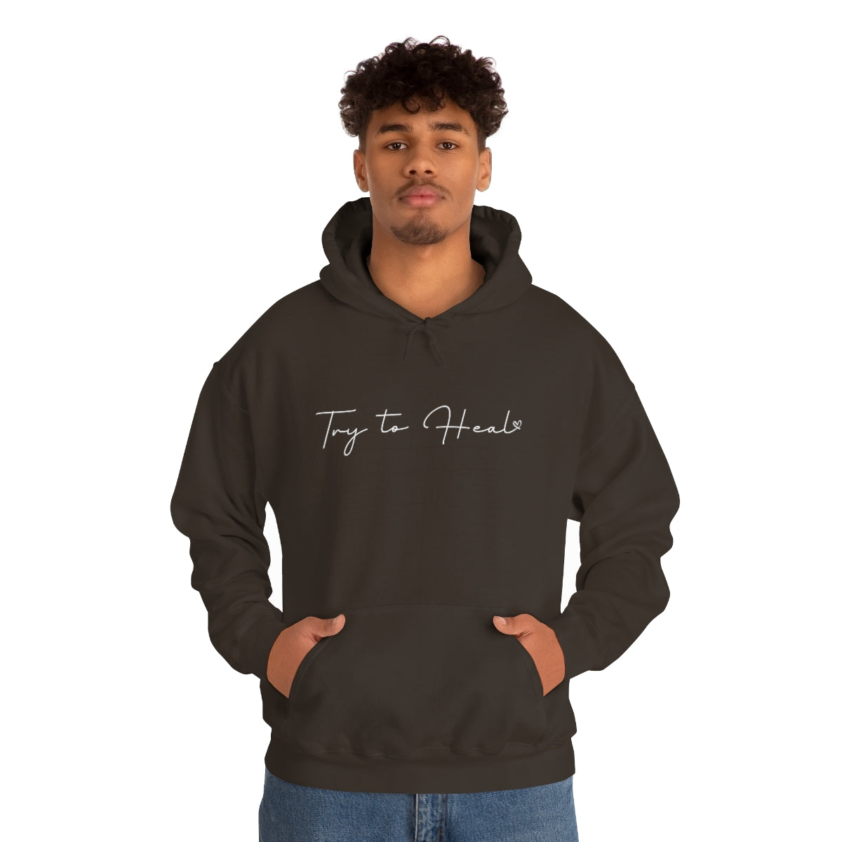 Try to Heal – Inspirational Hoodie for Survivors & Self-Care