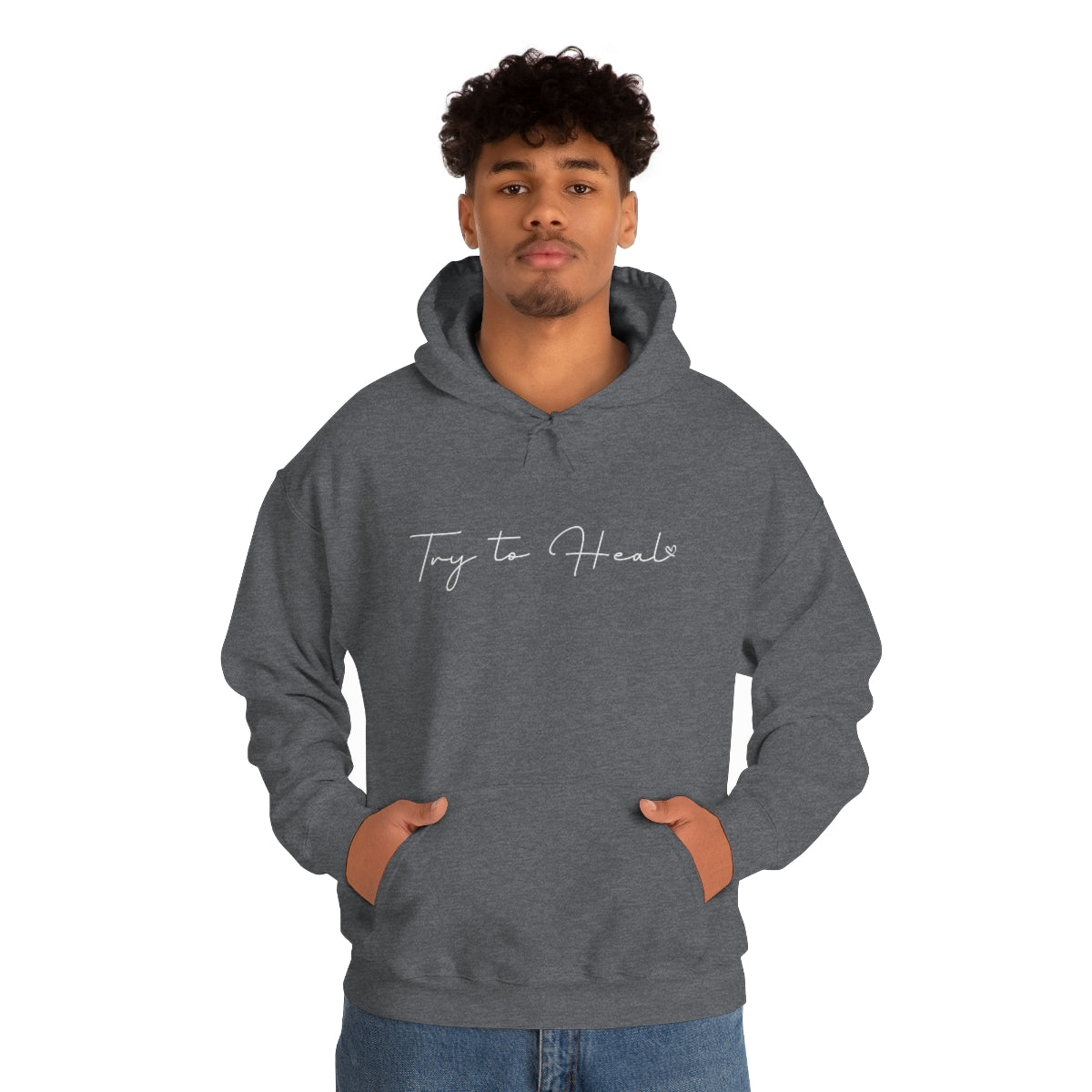 Try to Heal – Inspirational Hoodie for Survivors & Self-Care