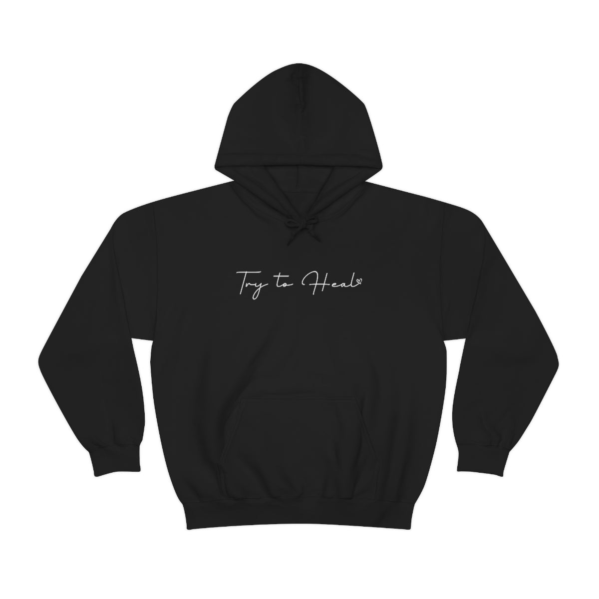 Try to Heal – Inspirational Hoodie for Survivors & Self-Care