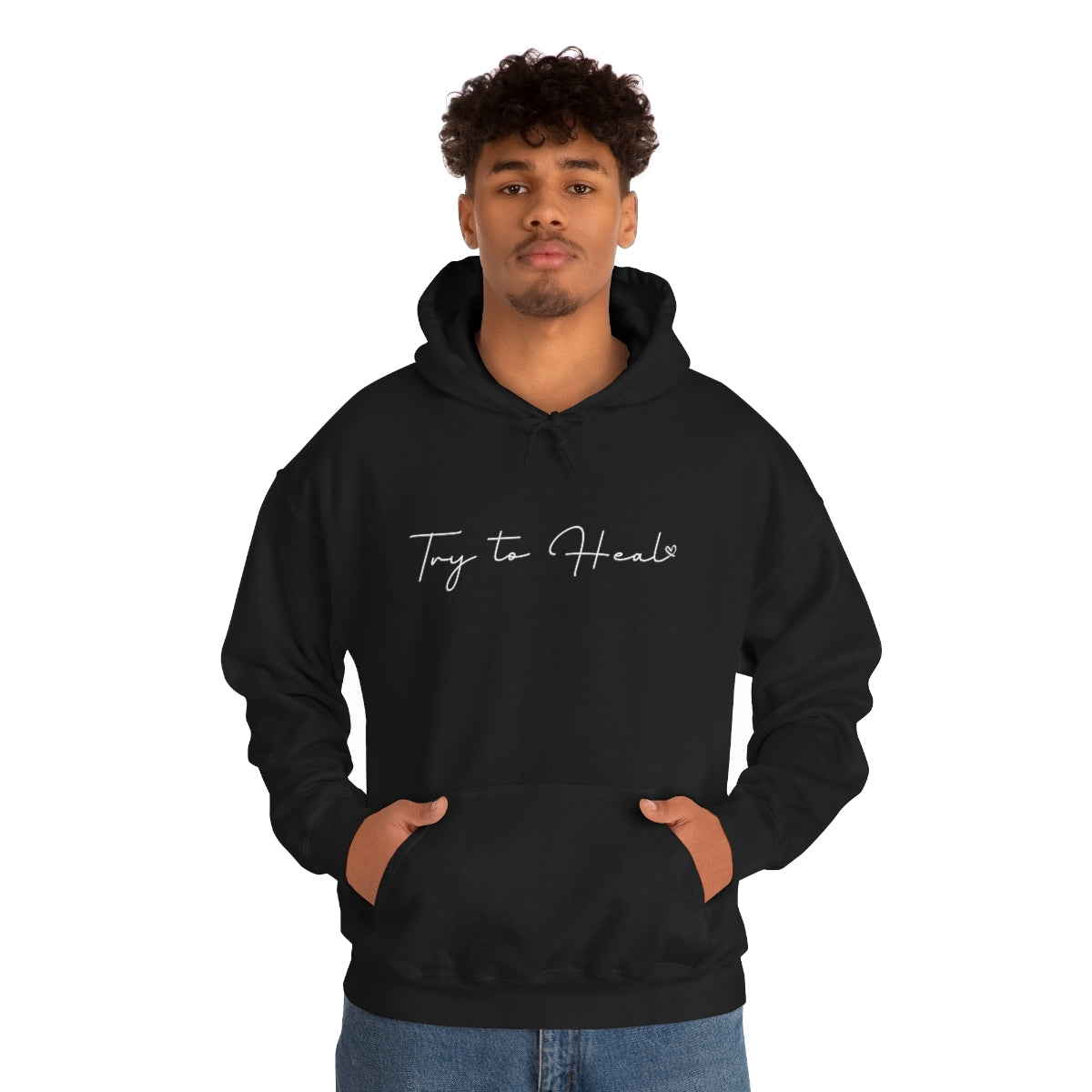 Try to Heal – Inspirational Hoodie for Survivors & Self-Care