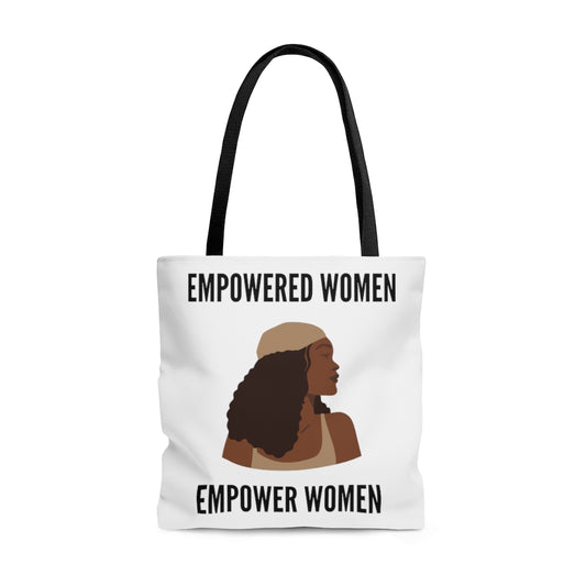 Empowered Women Empower Women Durable Motivational Tote Bag- Inspirational Tote Bag, Laptop Tote Bag, Self-Care Gift Tote Bag, Tote Purse